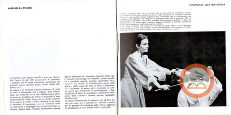 Vent'anni di ricerche teatrali in Italia (1960-1980)