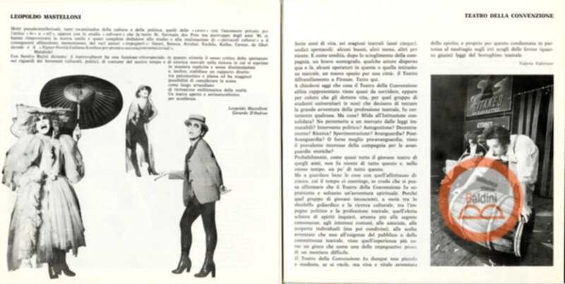 Vent'anni di ricerche teatrali in Italia (1960-1980)