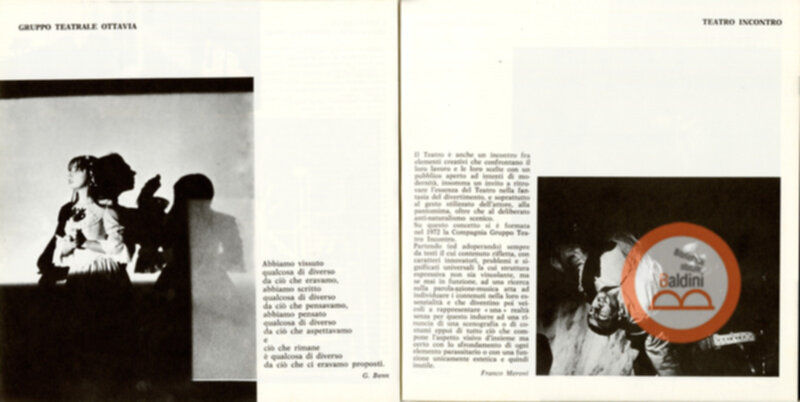 Vent'anni di ricerche teatrali in Italia (1960-1980)