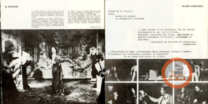 Vent'anni di ricerche teatrali in Italia (1960-1980)