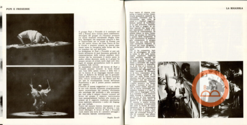 Vent'anni di ricerche teatrali in Italia (1960-1980)