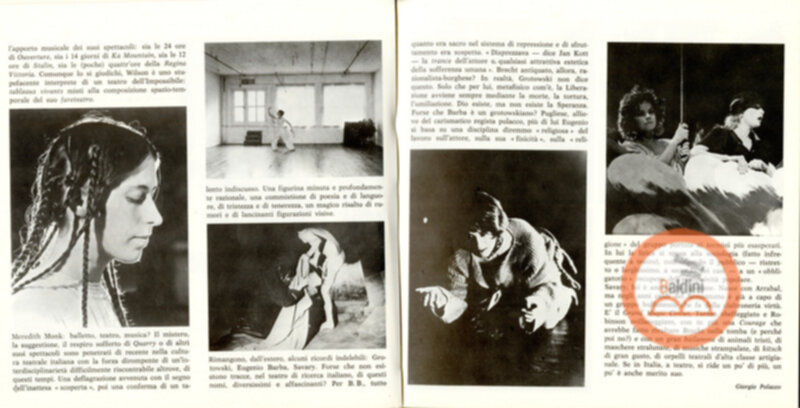 Vent'anni di ricerche teatrali in Italia (1960-1980)