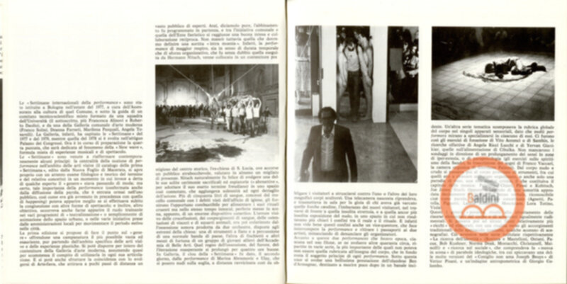 Vent'anni di ricerche teatrali in Italia (1960-1980)