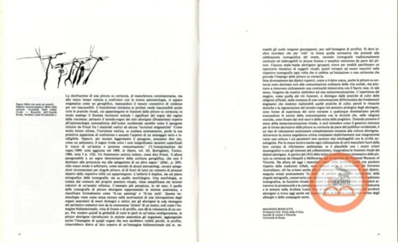 Pitture su cortreccia di oenpelli