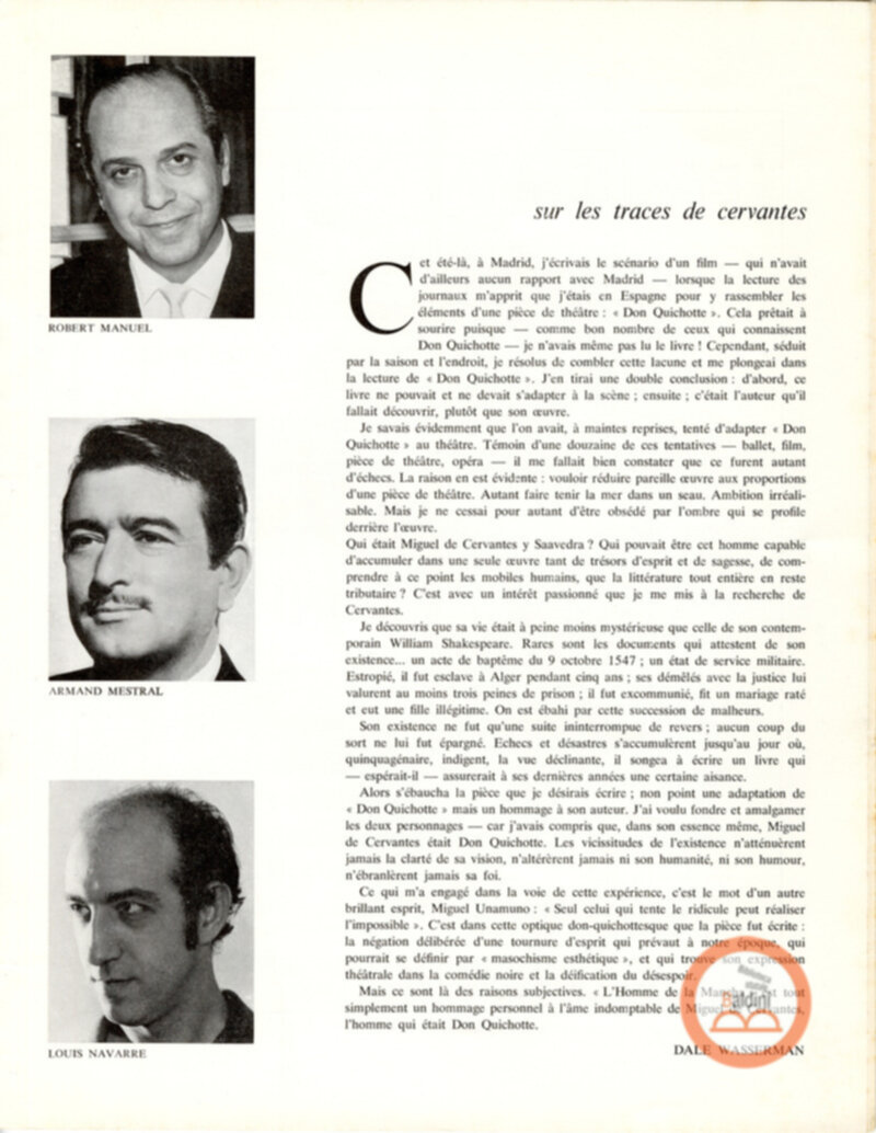 L'Homme de la Mancha