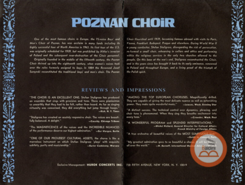 Tteatro polacco Poznan choir