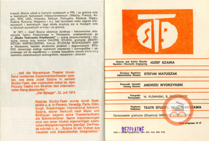 Compagnia di Józef Szajna