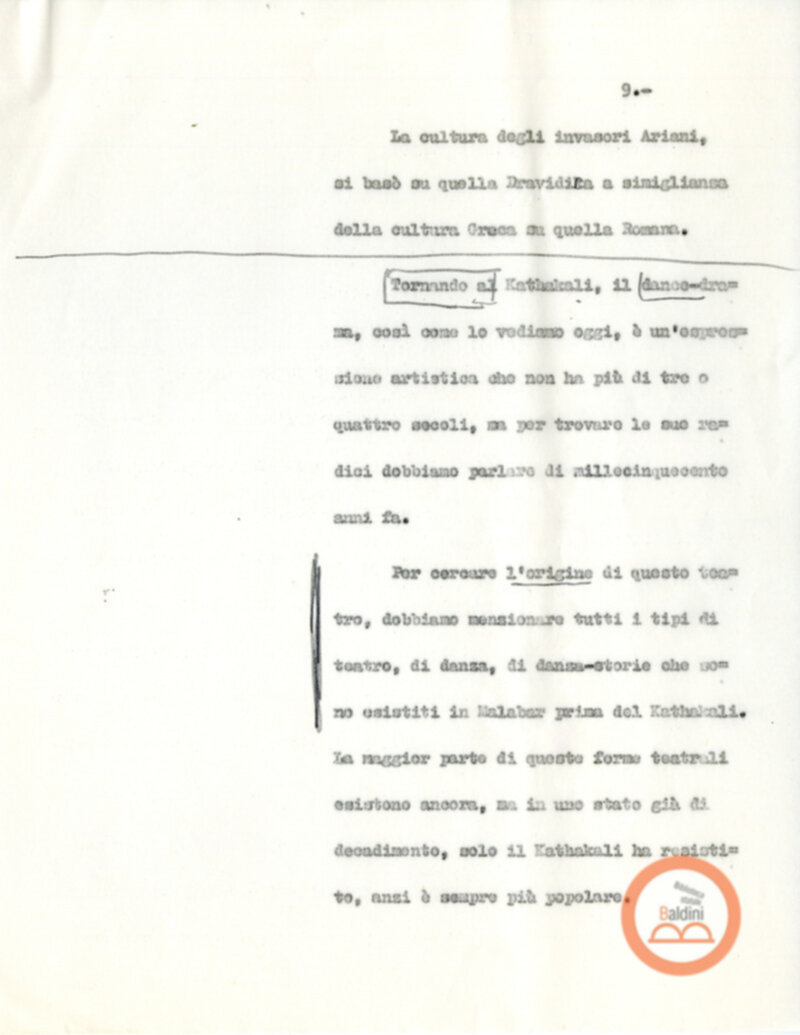 Danza indiana del katakali