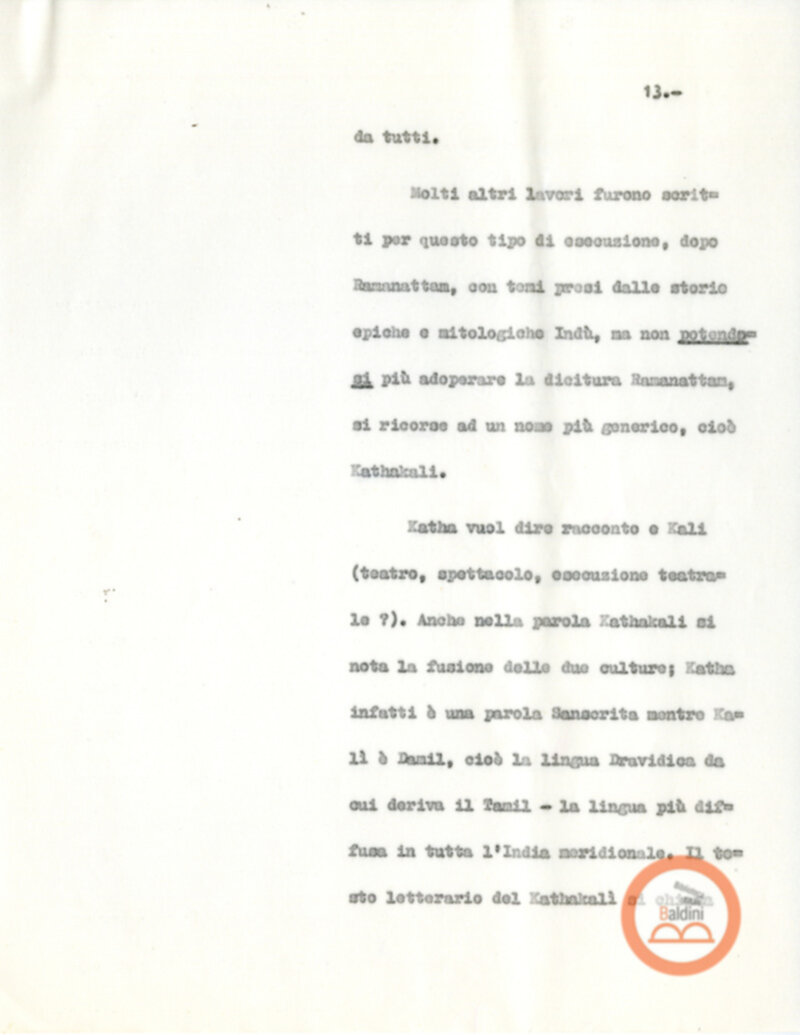 Danza indiana del katakali