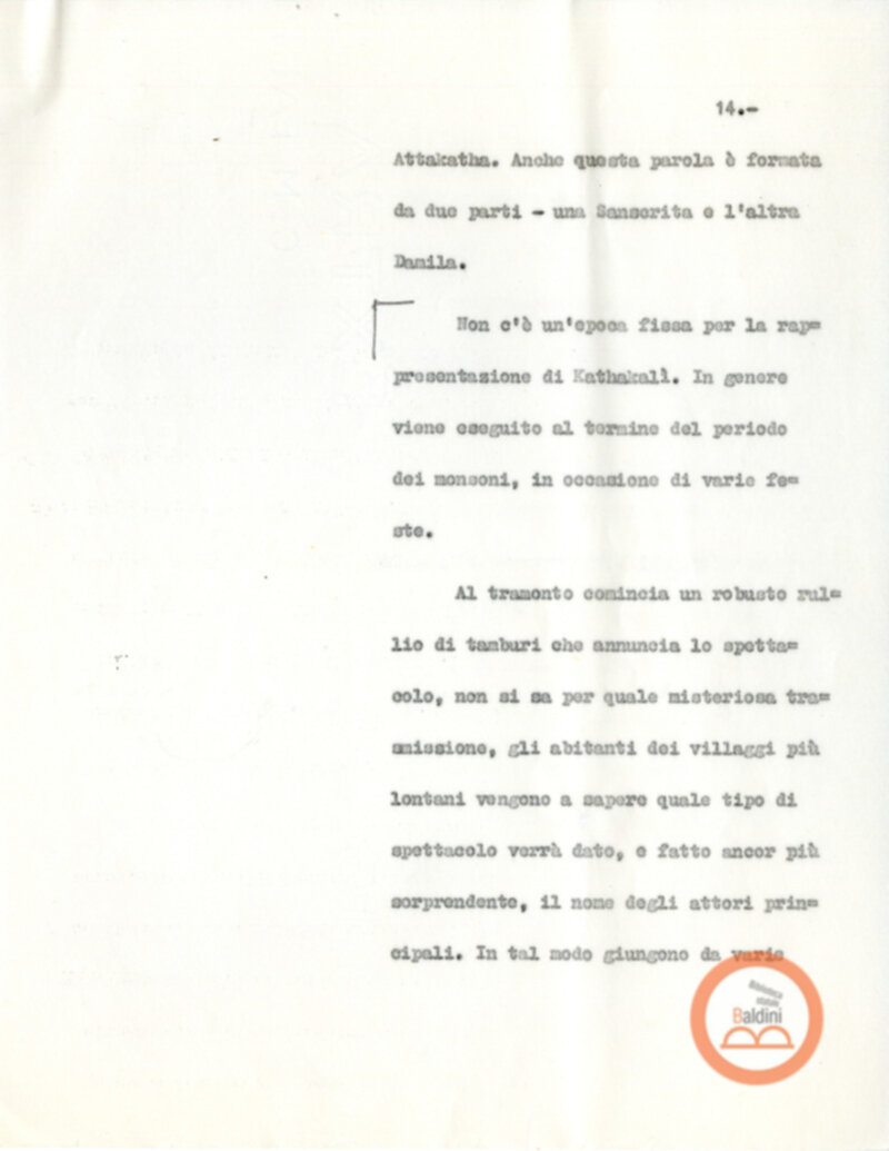 Danza indiana del katakali