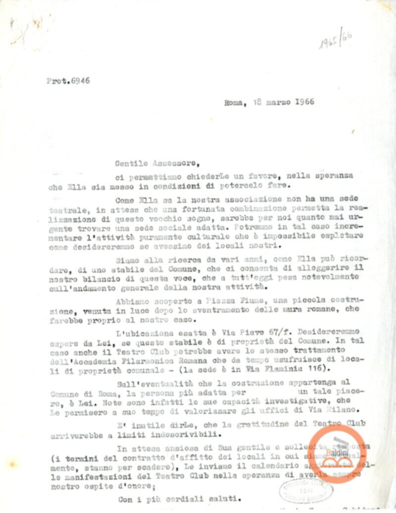 Nuova sede del Teatro Club