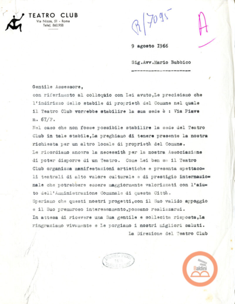 Nuova sede del Teatro Club