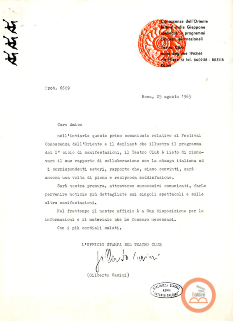 Stagione 1965-1966 - Festival dell'Oriente