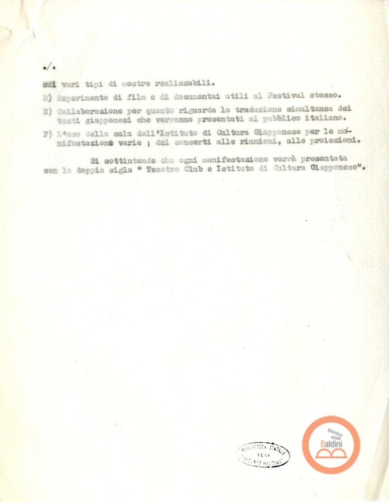 Stagione 1965-1966 - Festival dell'Oriente