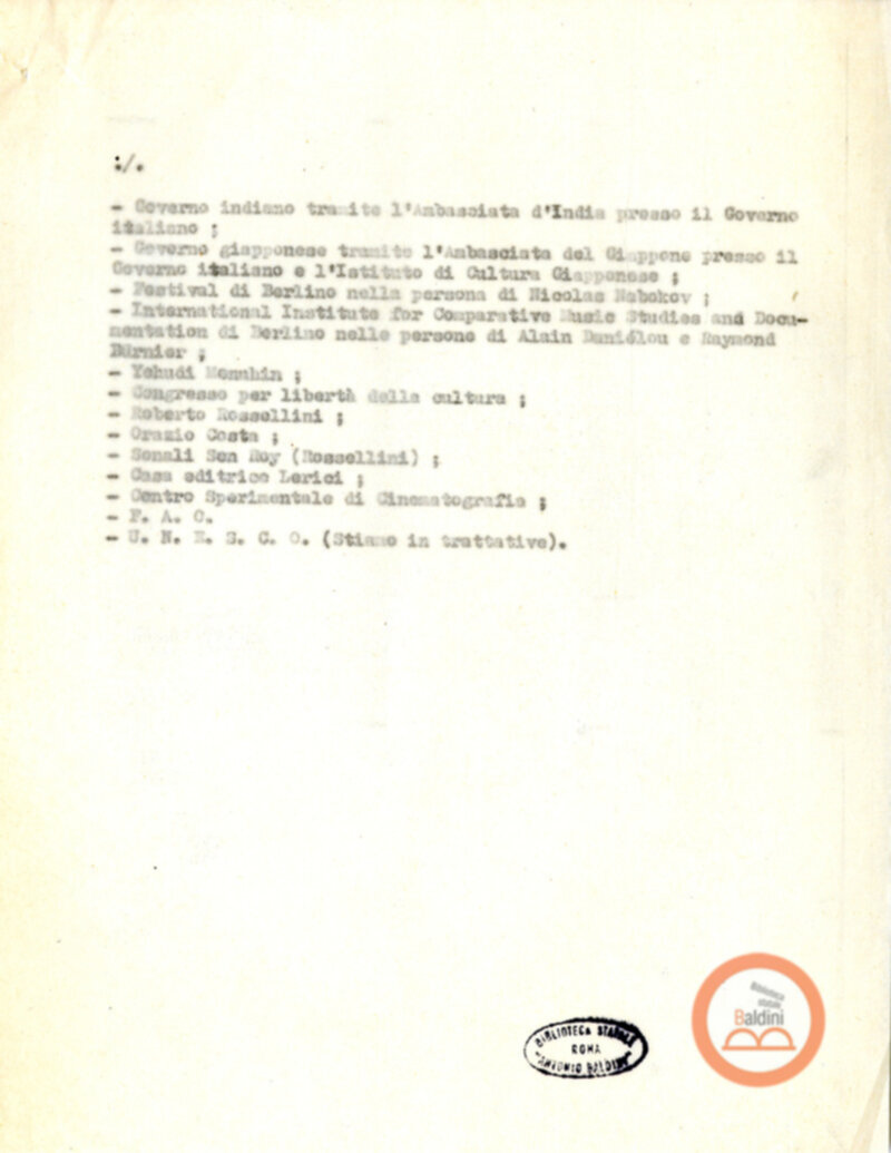 Stagione 1965-1966 - Festival dell'Oriente