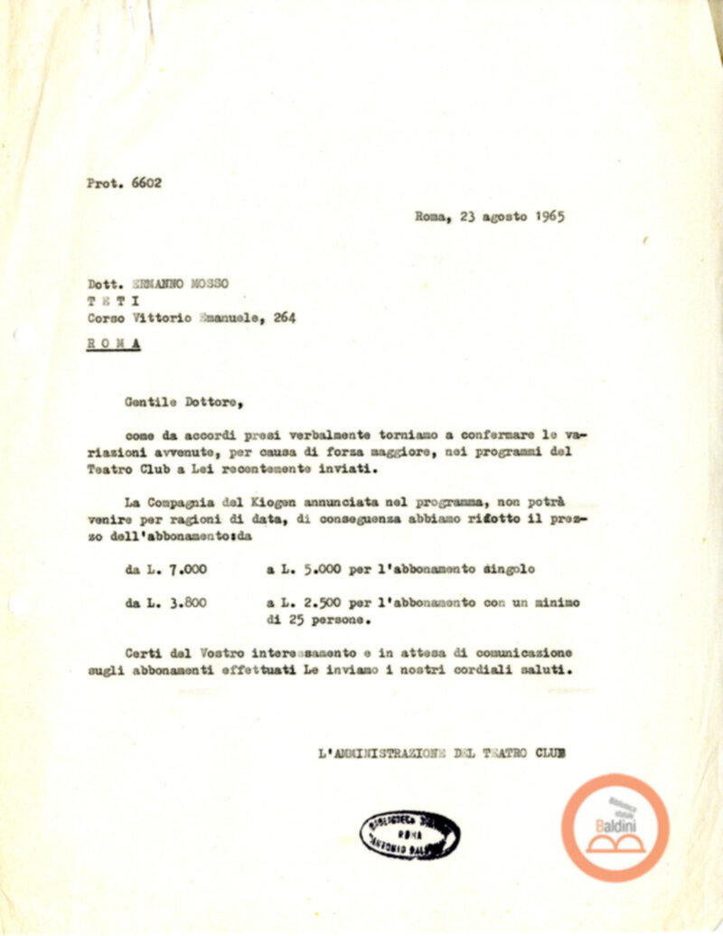 Stagione 1965-1966 - Festival dell'Oriente