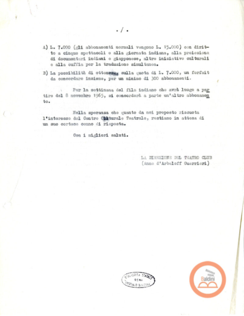 Stagione 1965-1966 - Festival dell'Oriente