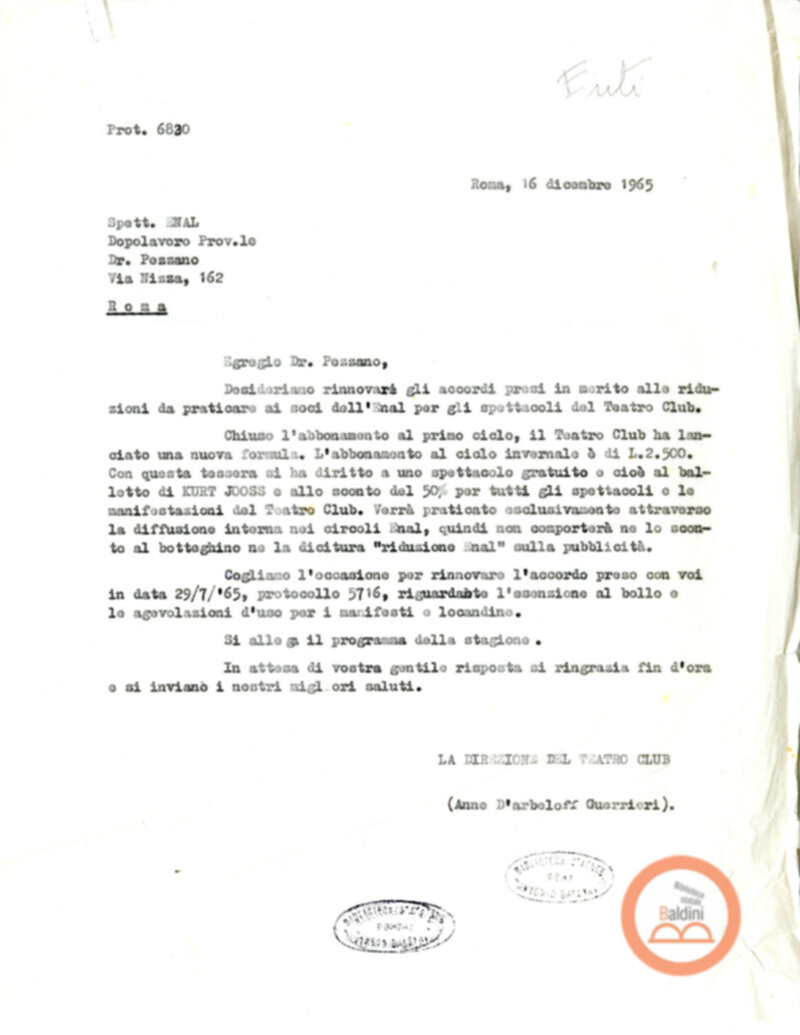 Stagione 1965-1966 - Festival dell'Oriente