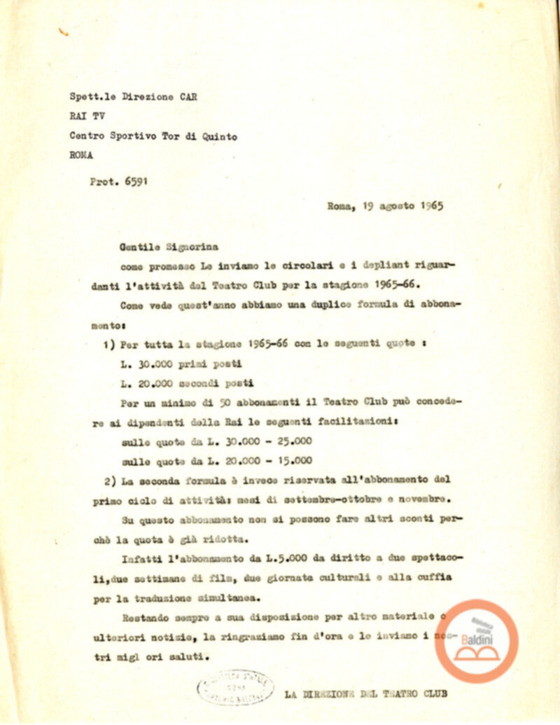 Stagione 1965-1966 - Festival dell'Oriente