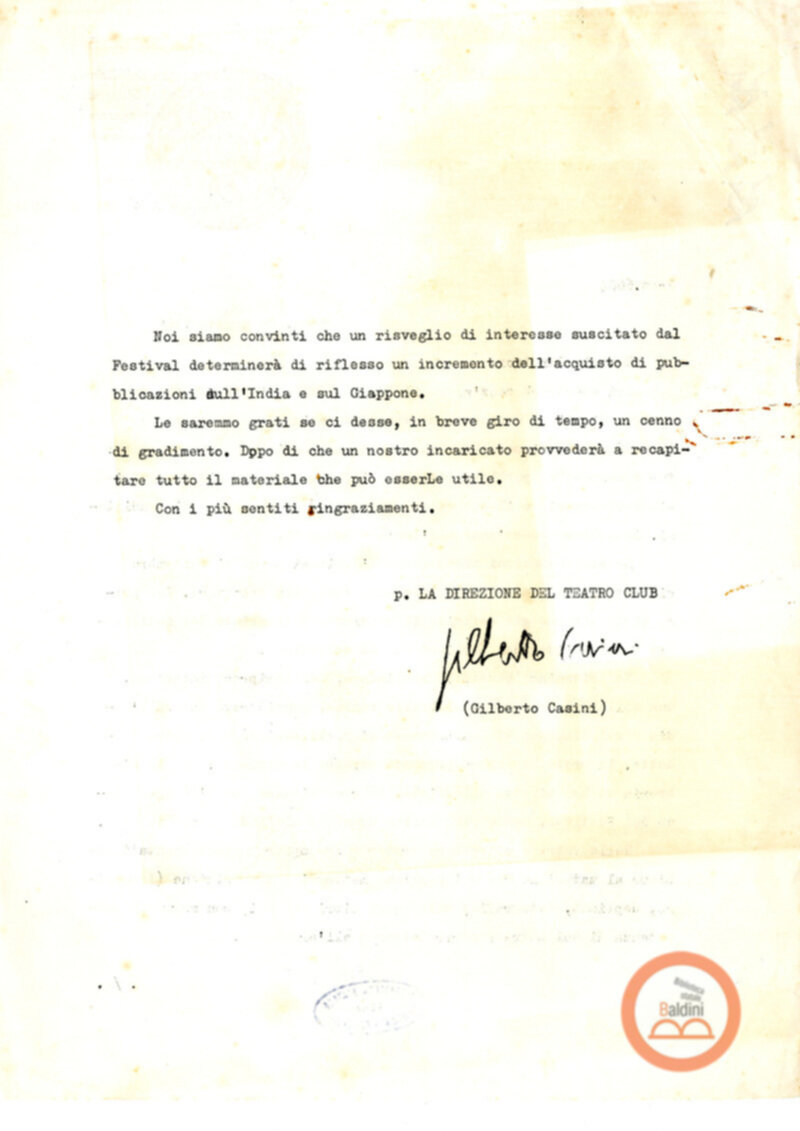 Stagione 1965-1966 - Festival dell'Oriente