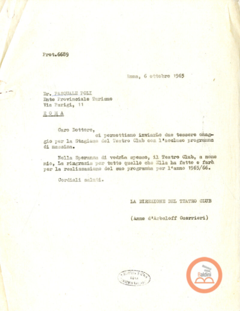 Stagione 1965-1966 - Festival dell'Oriente