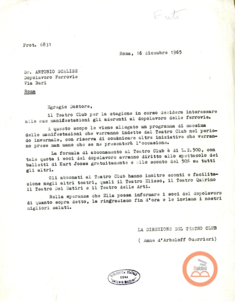 Stagione 1965-1966 - Festival dell'Oriente