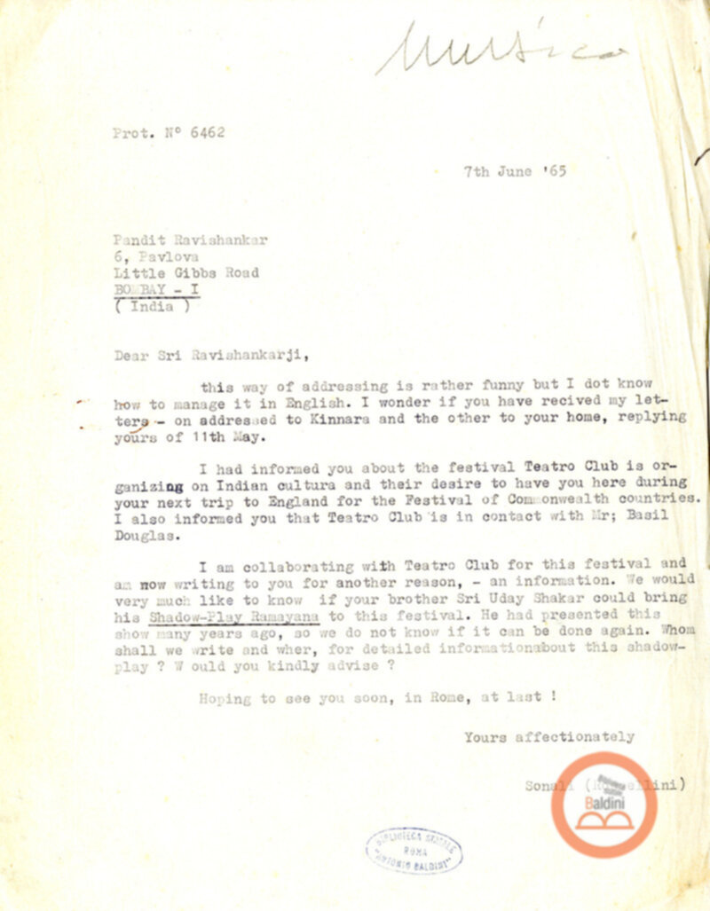 Concerto di Ravi Shankar