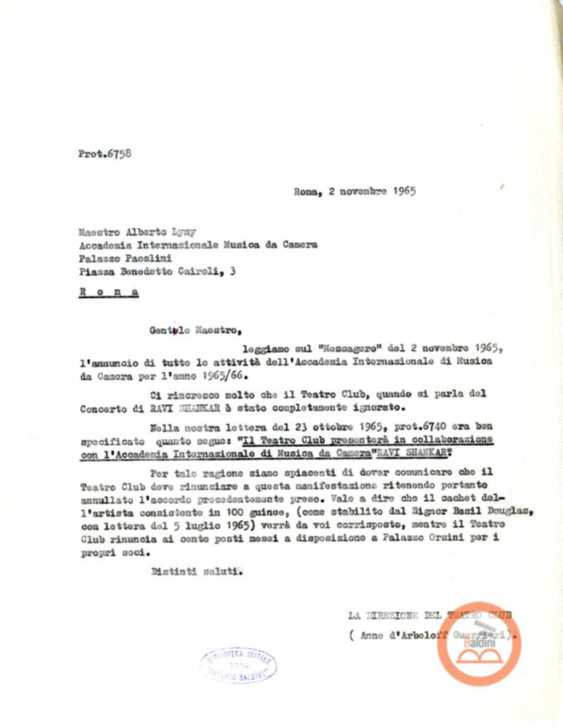 Concerto di Ravi Shankar