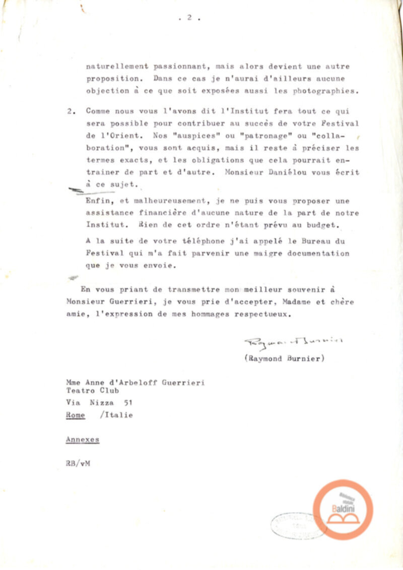 Corrispondenza d'Arbeloff - Burnier