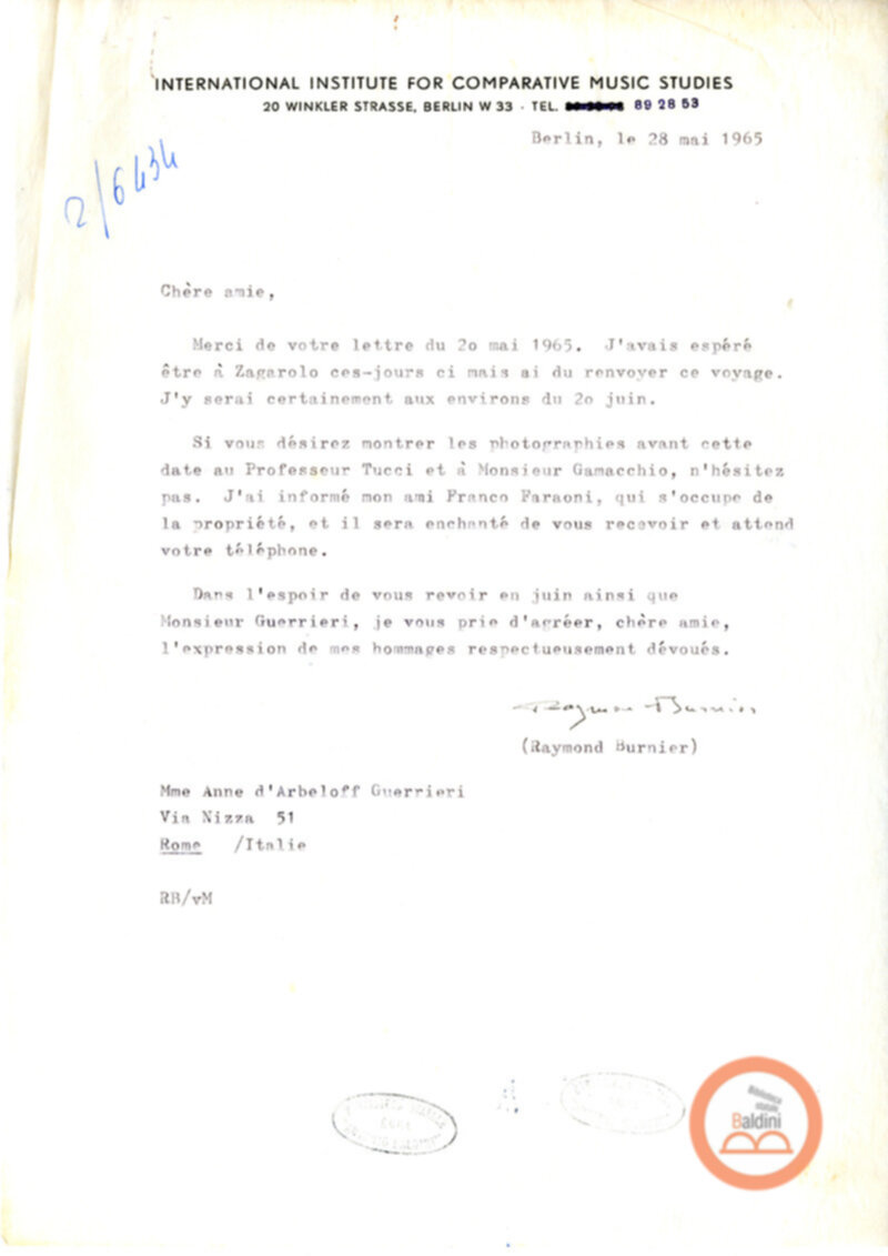 Corrispondenza d'Arbeloff - Burnier