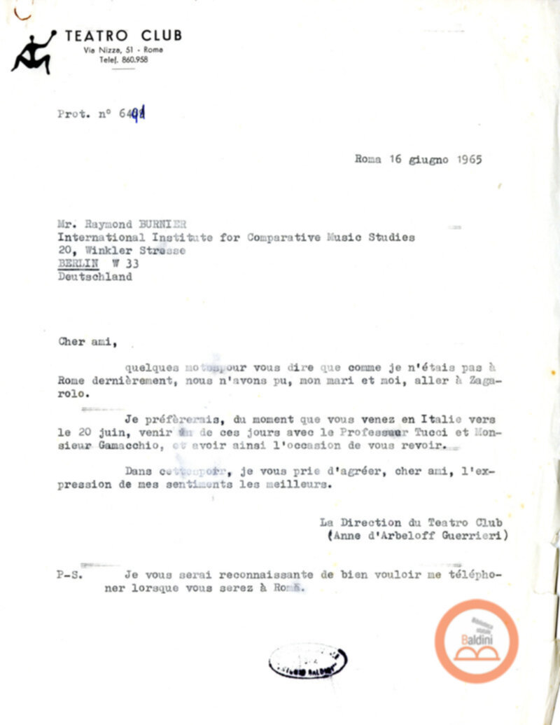 Corrispondenza d'Arbeloff - Burnier