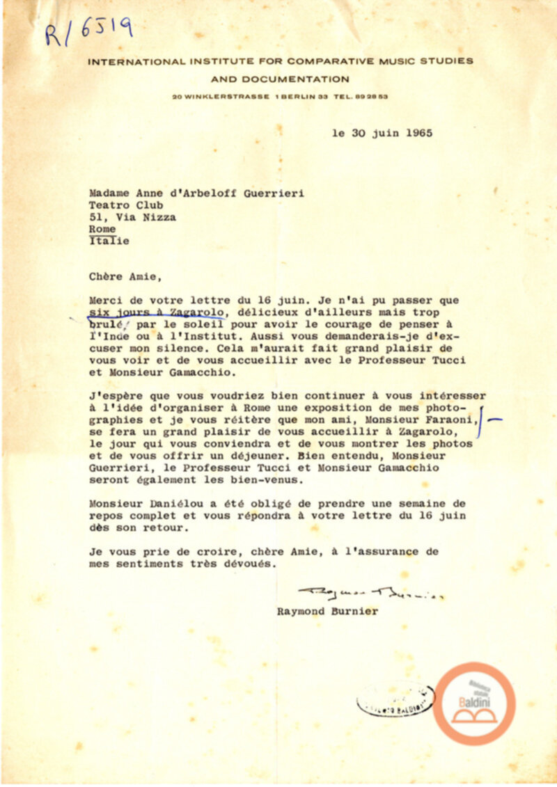 Corrispondenza d'Arbeloff - Burnier