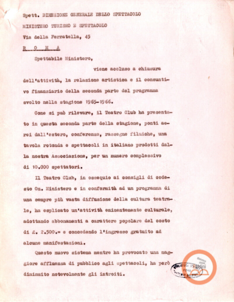 conferenza La vita sociale in Italia