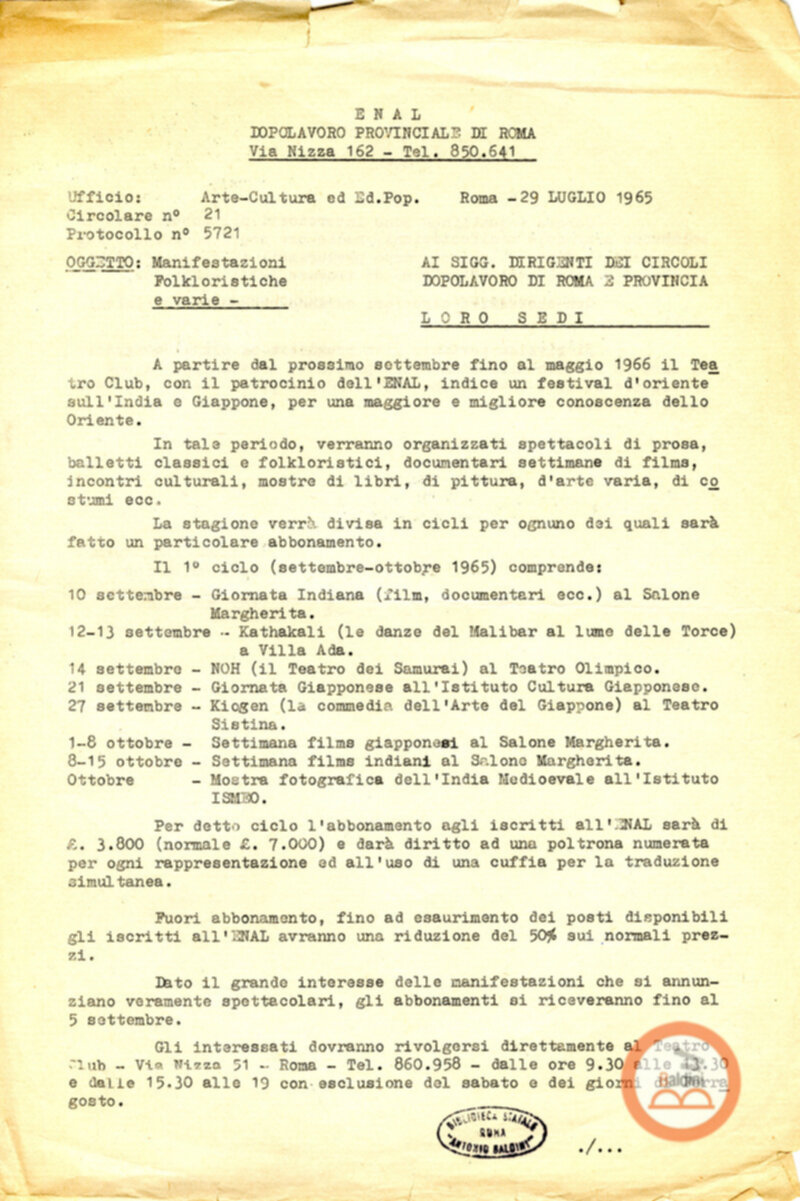 conferenza La vita sociale in Italia