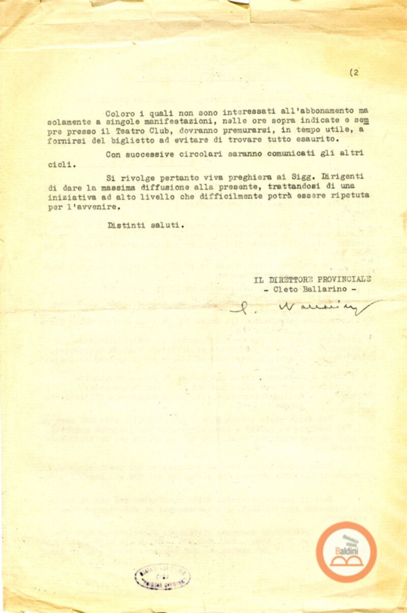 conferenza La vita sociale in Italia