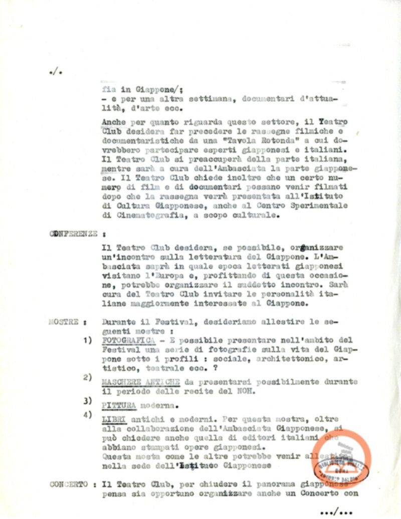 Festival D'Oriente e spettacolo Noh