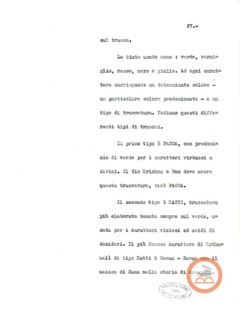 I Danzastorie. Conversazione di Sonali Sen Roy sul Kathakali