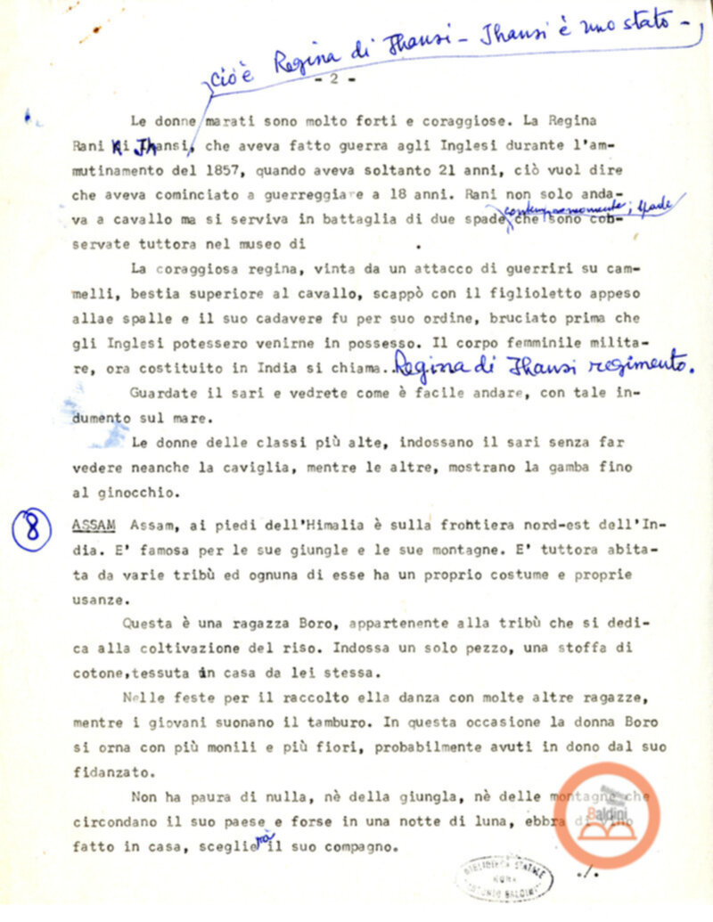 Giornata indiana - appunti