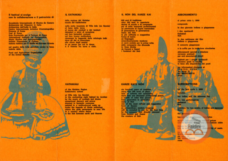 Programma del Festival India Giappone