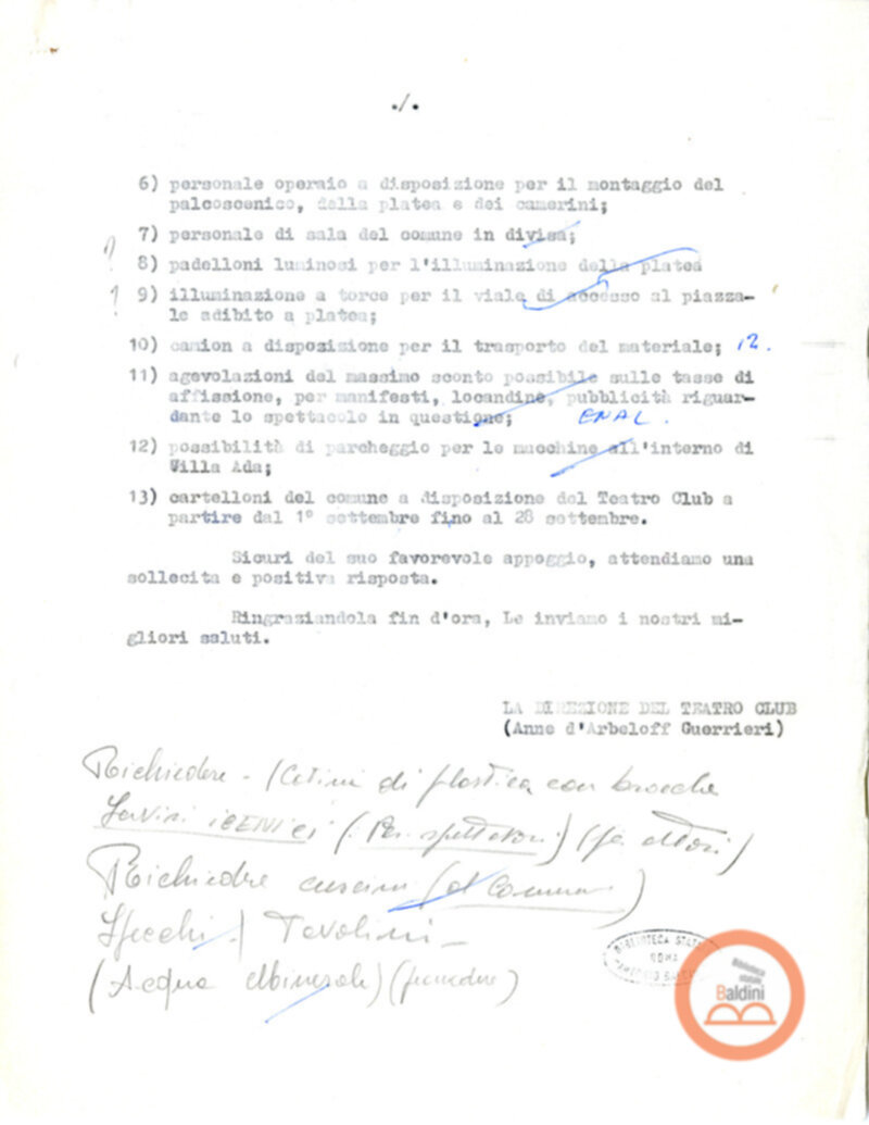 Spettacolo della Compagnia Kalashetra - autorizzazioni