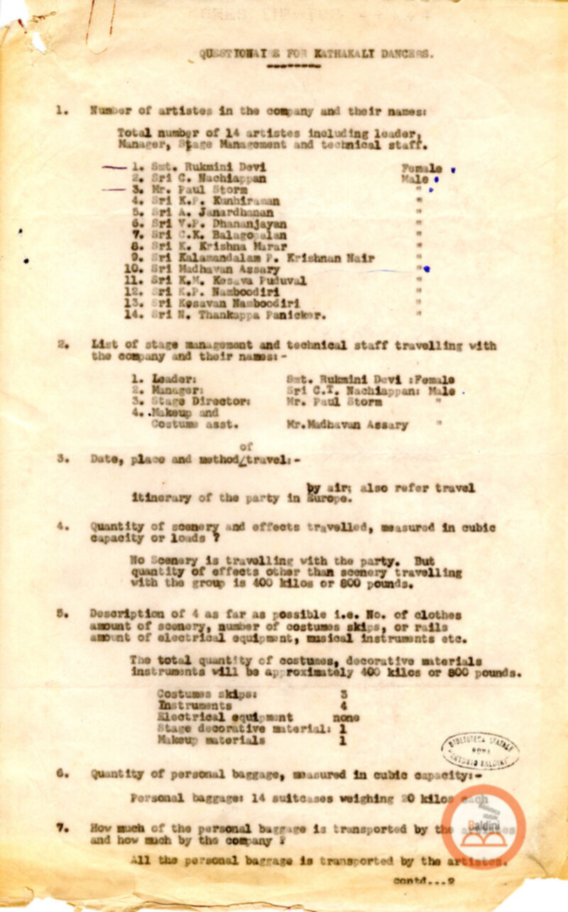 Spettacolo del Kathakali