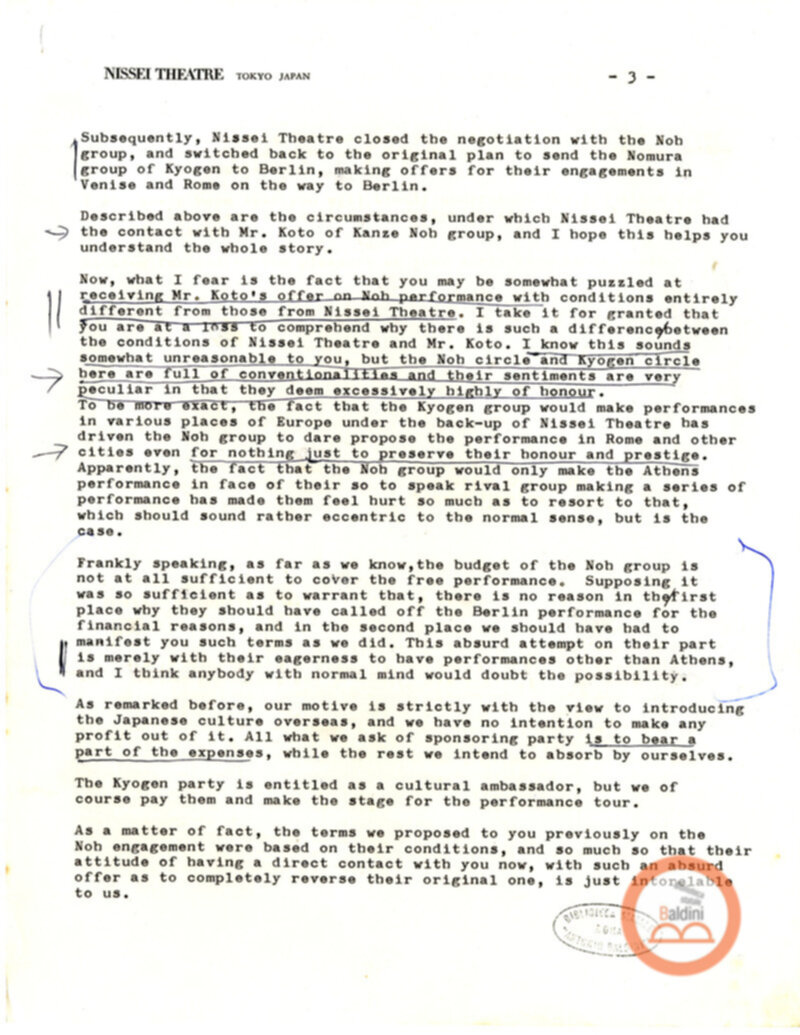 Spettacoli di Noh e di Kyogen a Roma