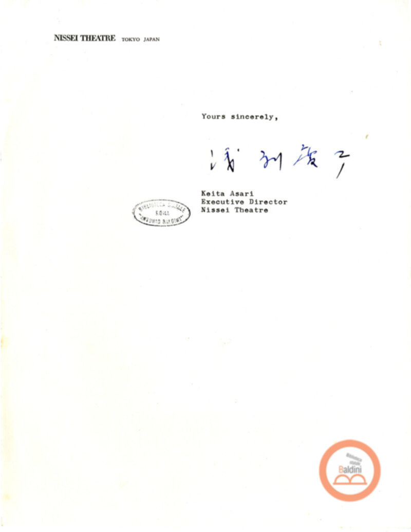 Spettacoli di Noh e di Kyogen a Roma