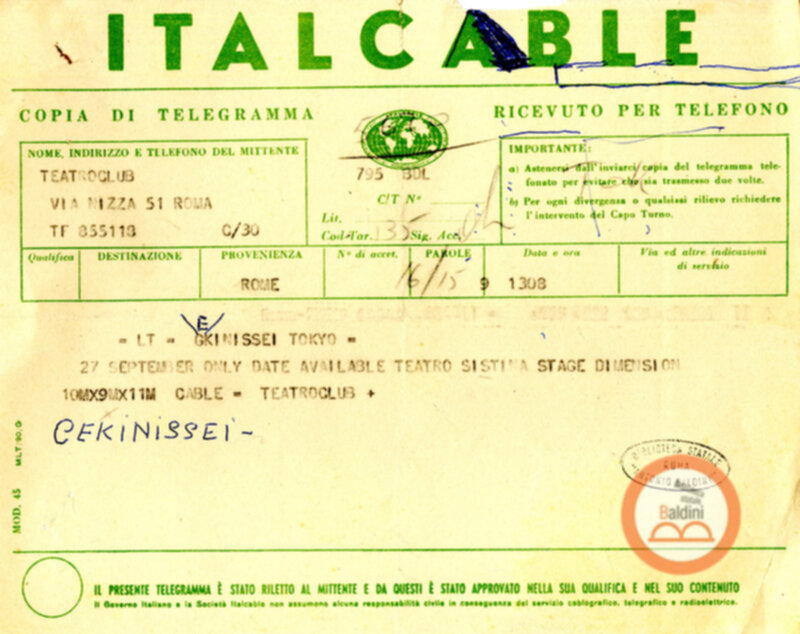 Spettacoli di Noh e di Kyogen a Roma