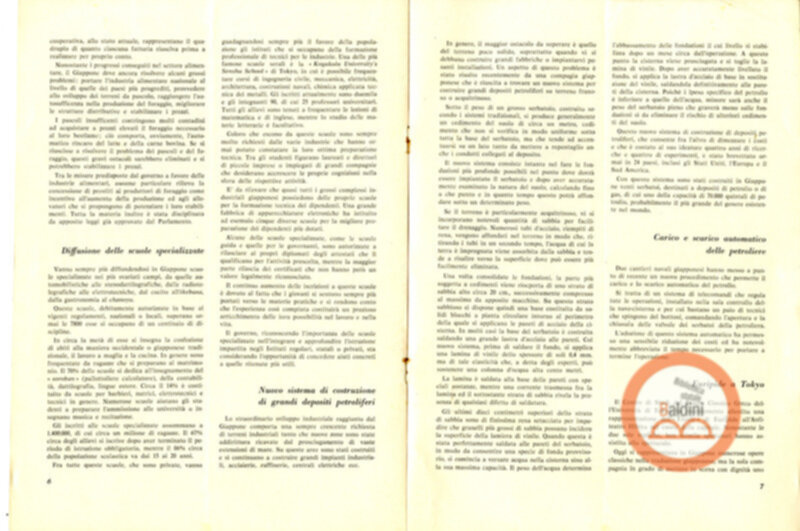 Rivista Notizie dal Giappone - settembre 1964