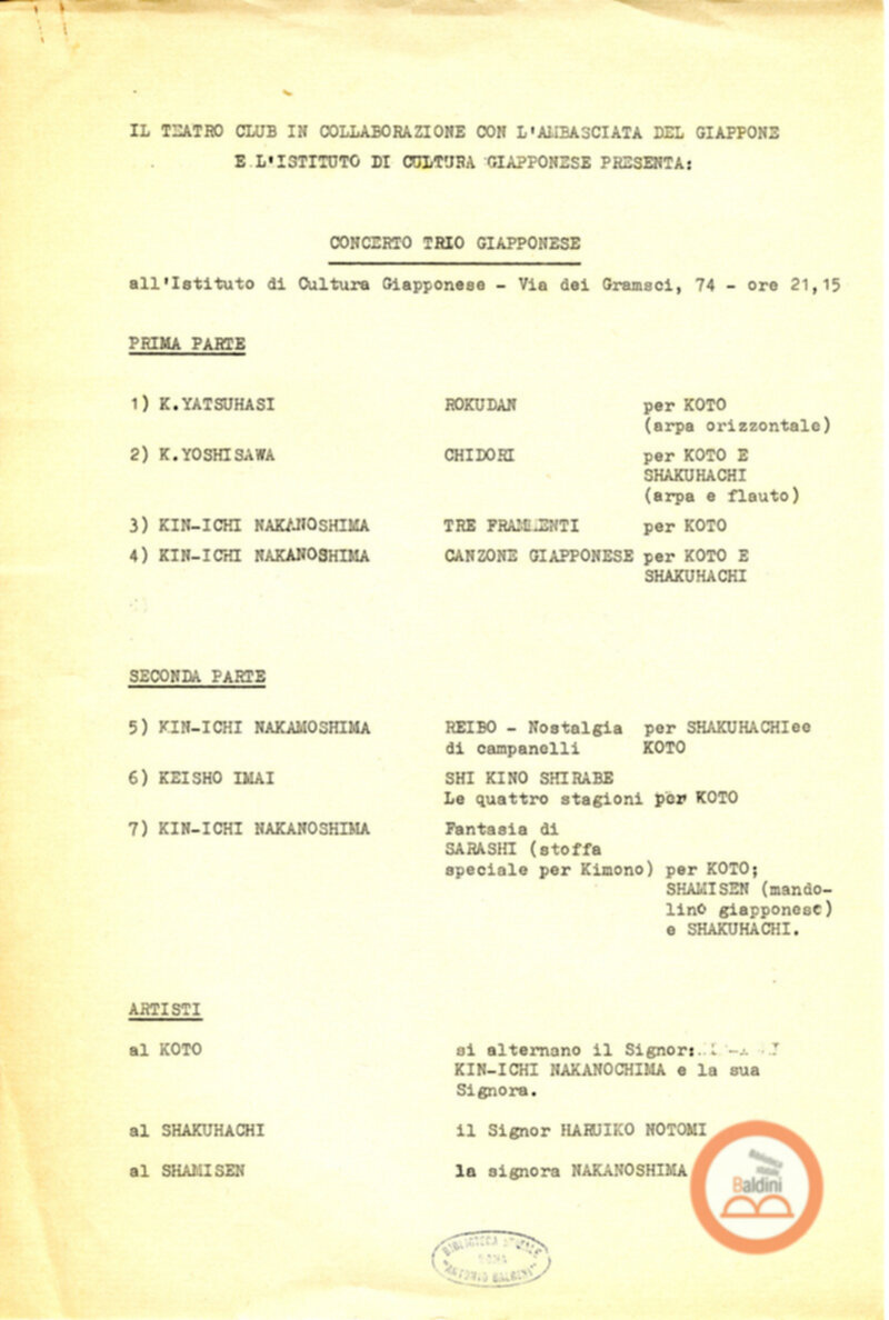 Concerto trio giapponese