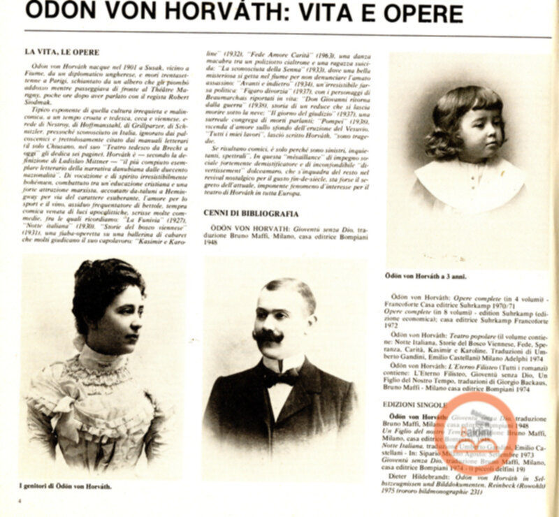 Ödön von horváth: i mostri per bene