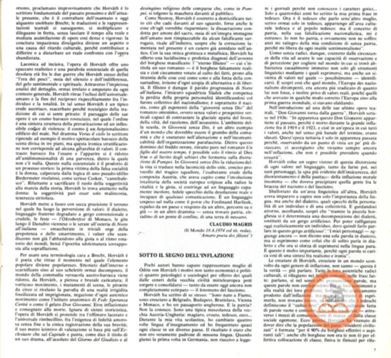 Ödön von horváth: i mostri per bene