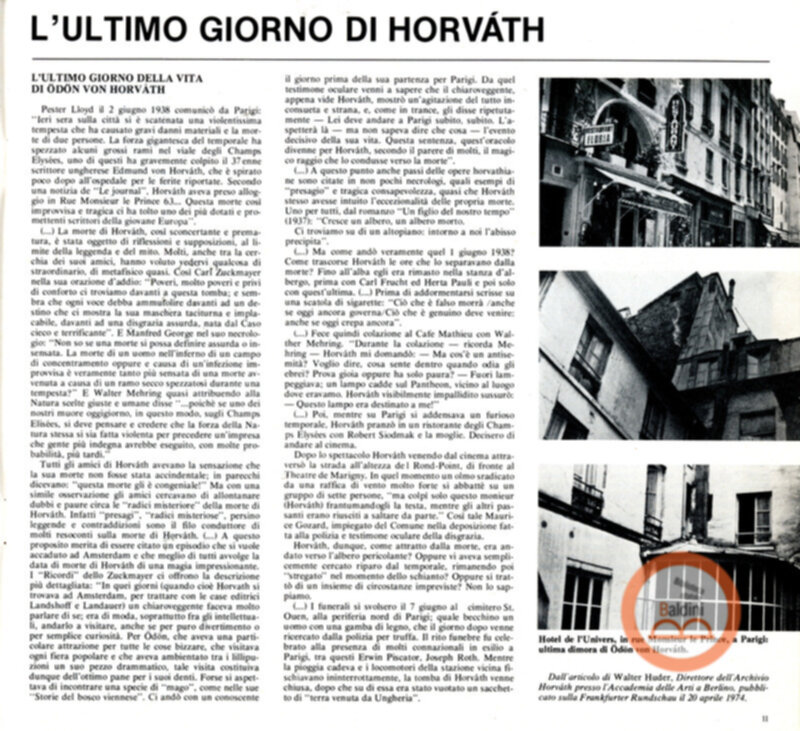 Ödön von horváth: i mostri per bene