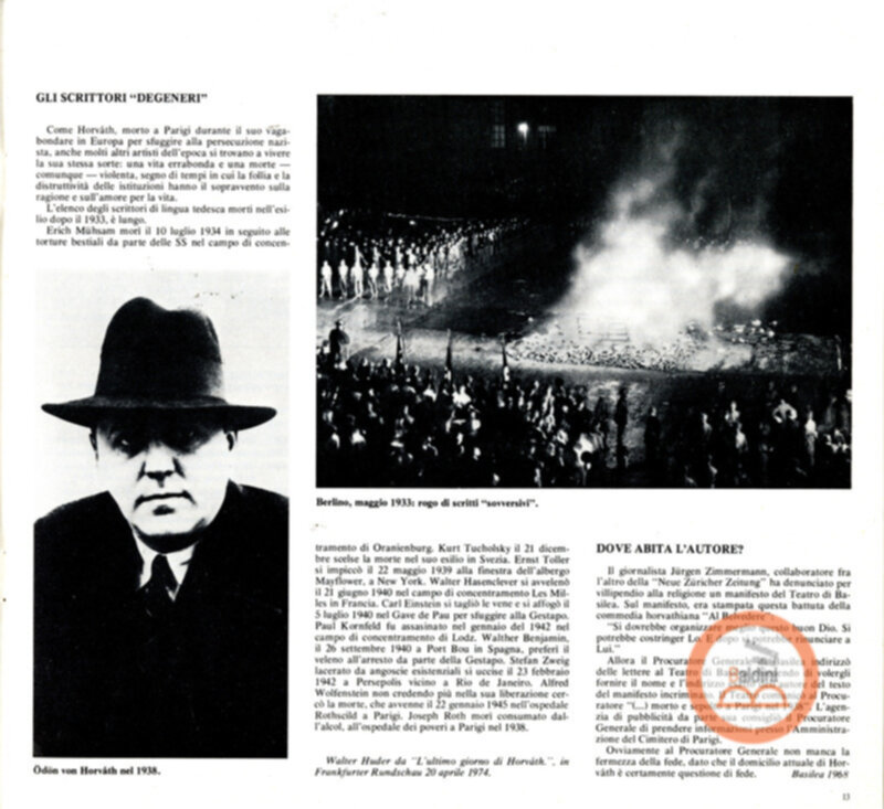 Ödön von horváth: i mostri per bene